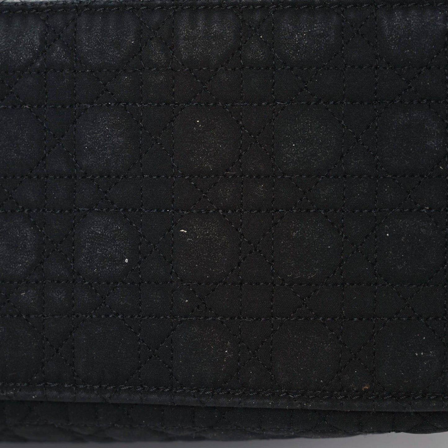 Nylon Cannage Medium Lady Dior Black