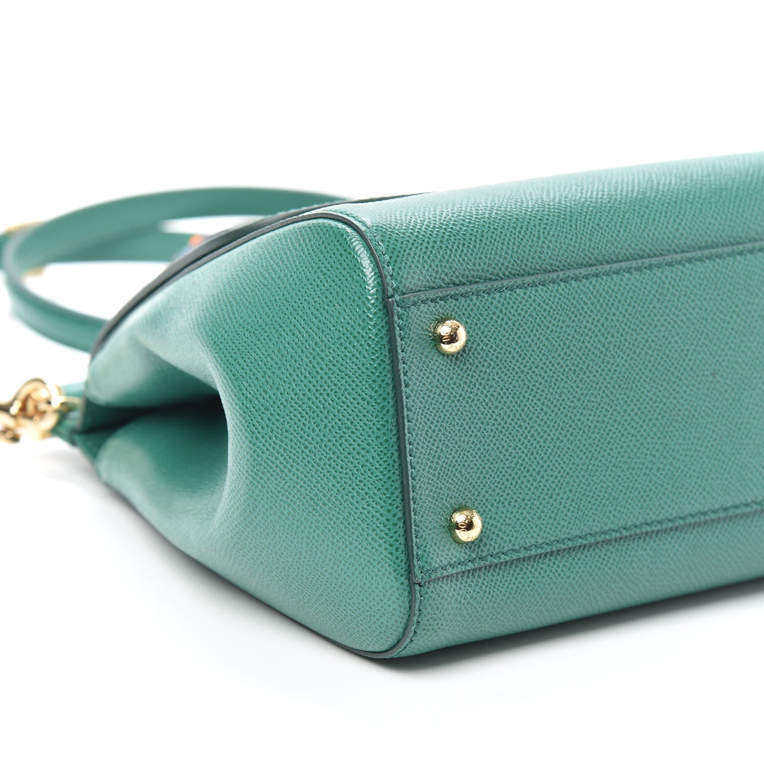 Dolce & Gabbana Dauphine Embellished Medium Miss Sicily Satchel Verde Muschio 8 of 9
