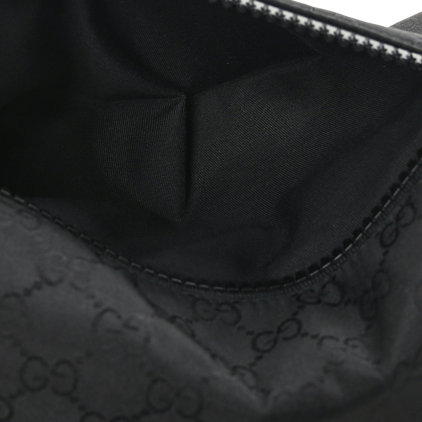 Nylon Monogram Fanny Pack Belt Bag Black