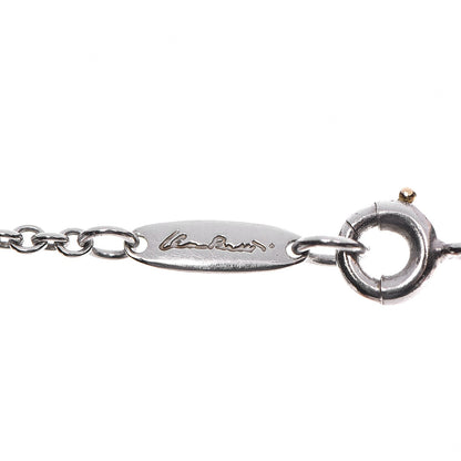 Tiffany Platinum Rock Crystal Elsa Peretti Disc Pendant Necklace 6 of 7