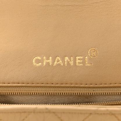 Chanel Lambskin Quilted Mini Square Flap Beige 6 of 10