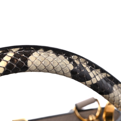 Louis Vuitton Taurillon Snakeskin Capucines BB Galet 7 of 9