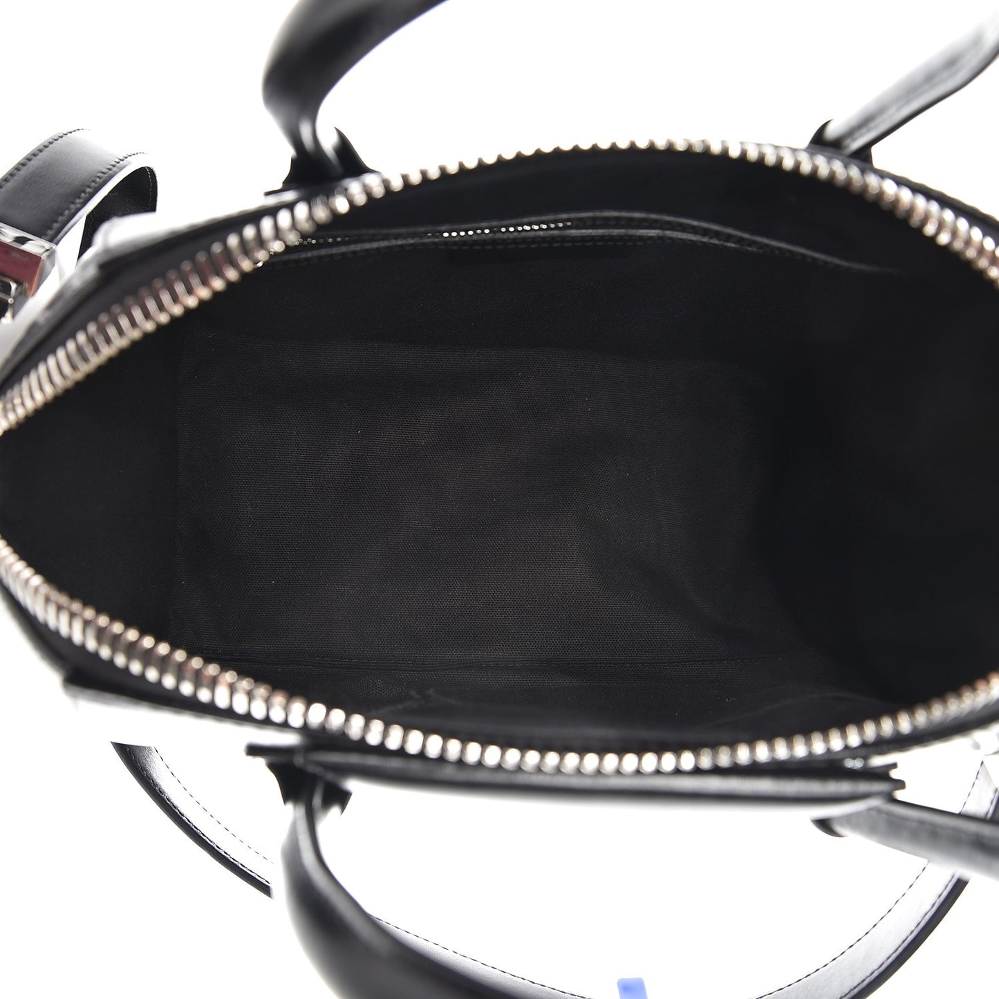 Shiny Lord Calfskin Small Antigona Black