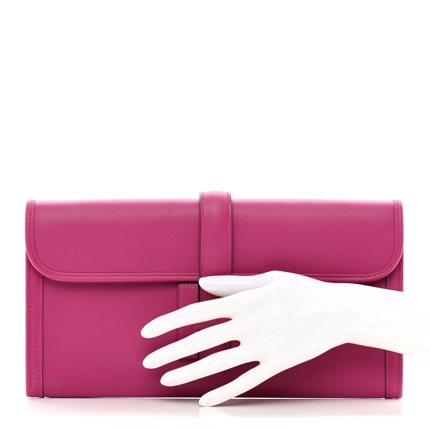 Hermes Swift Jige Elan 29 Clutch Rose Pourpre 2 of 10