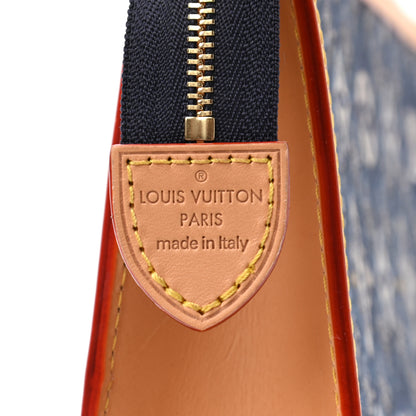 Louis Vuitton Jacquard Since 1854 Toiletry Pouch 26 Blue 7 of 7
