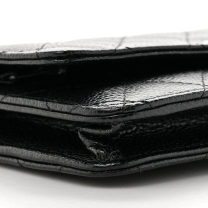 Chanel Caviar Quilted Wallet on Chain WOC Black 11 of 11