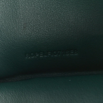 Burberry Grained Calfskin Tri-Fold Compact Wallet Black 8 of 8