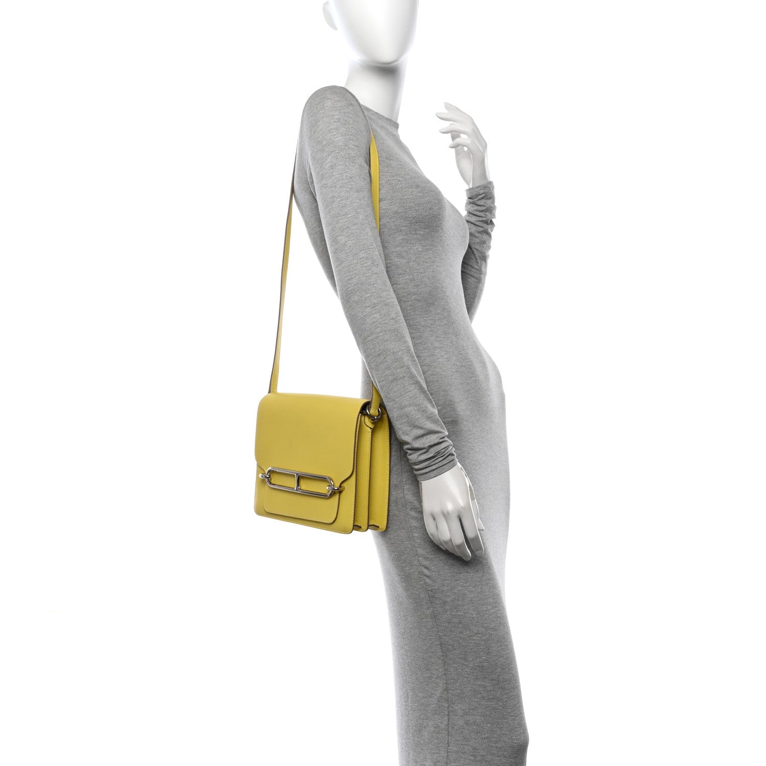 Hermes Evercolor Sac Roulis 23 Lime 2 of 15