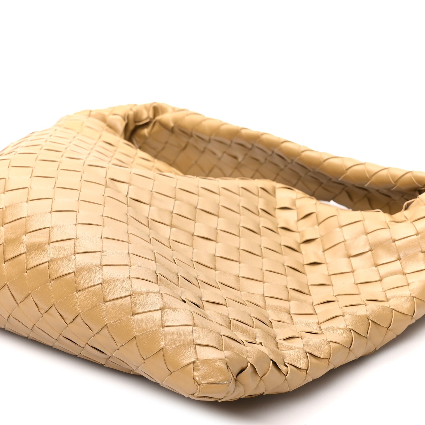 Calfskin Intrecciato Small Hop Dark Praline