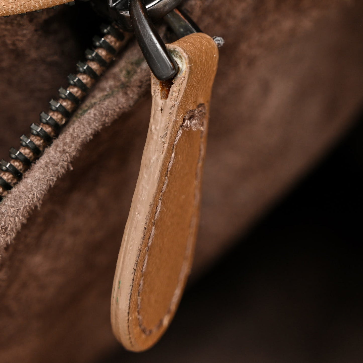Nappa Intrecciato Large Cesta Tote Camel