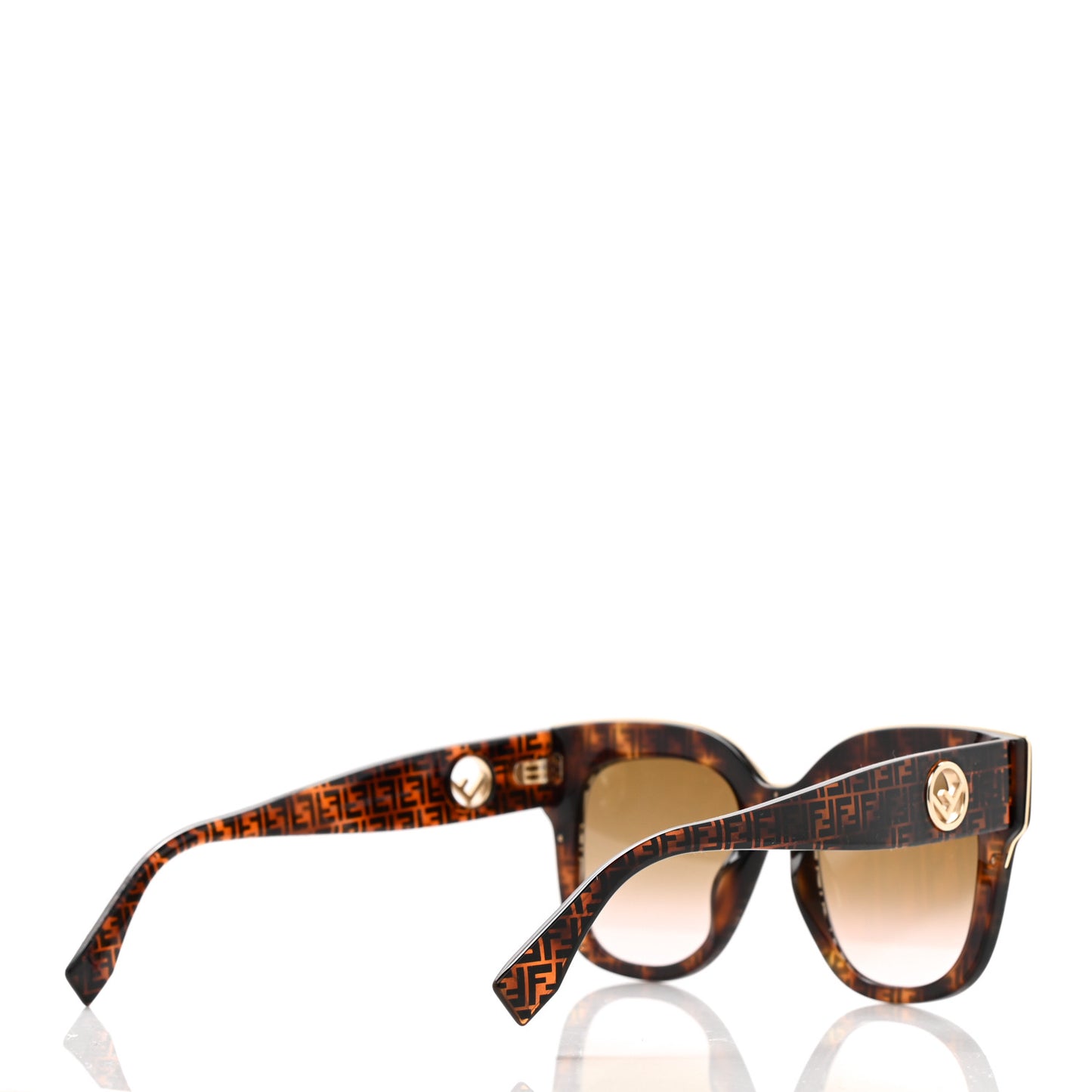 Acetate F is Fendi FF Cat Eye Sunglasses FF 0359/G/S Havana