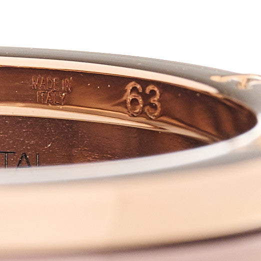 Bulgari 18K Rose Gold Bronze Cermet B.Zero1 Roma Four-Band Ring 63 10.25 5 of 7