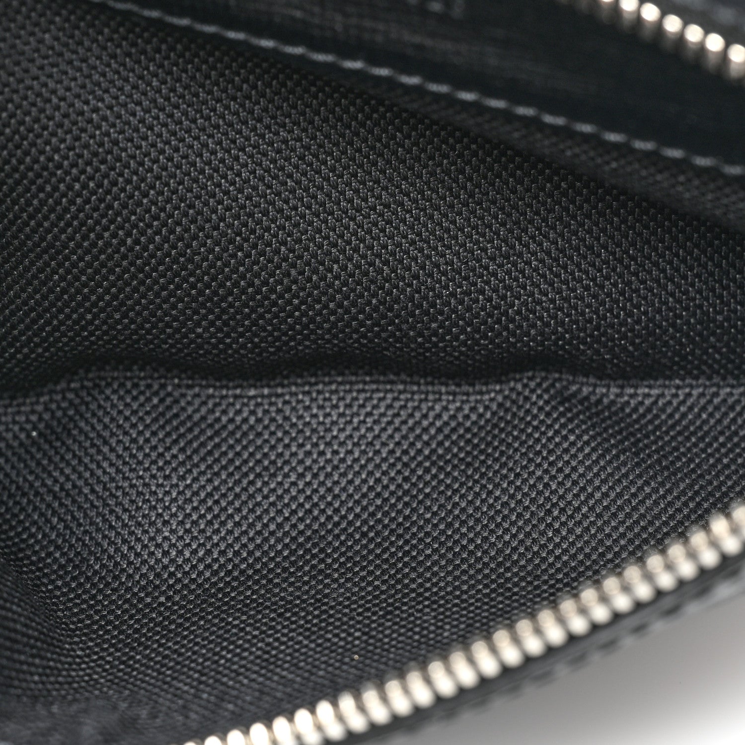 Gucci GG Supreme Monogram Textured Calfskin Retro Interlocking G Belt Bag Black 6 of 10