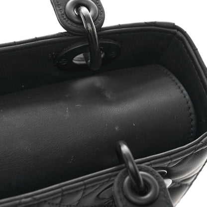 Christian Dior Ultra Matte Calfskin Cannage Small My ABCDior Lady Dior Black 10 of 11