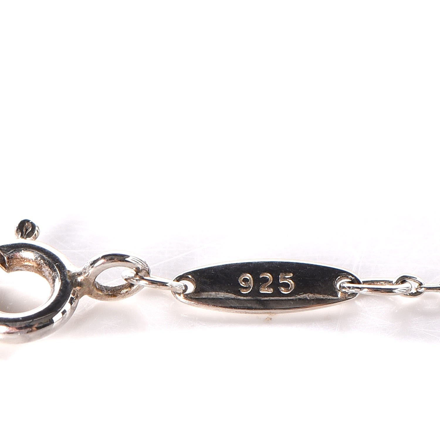 Tiffany Sterling Silver Diamond .09ct Elsa Peretti Diamonds By The Yard Bracelet 7 of 7