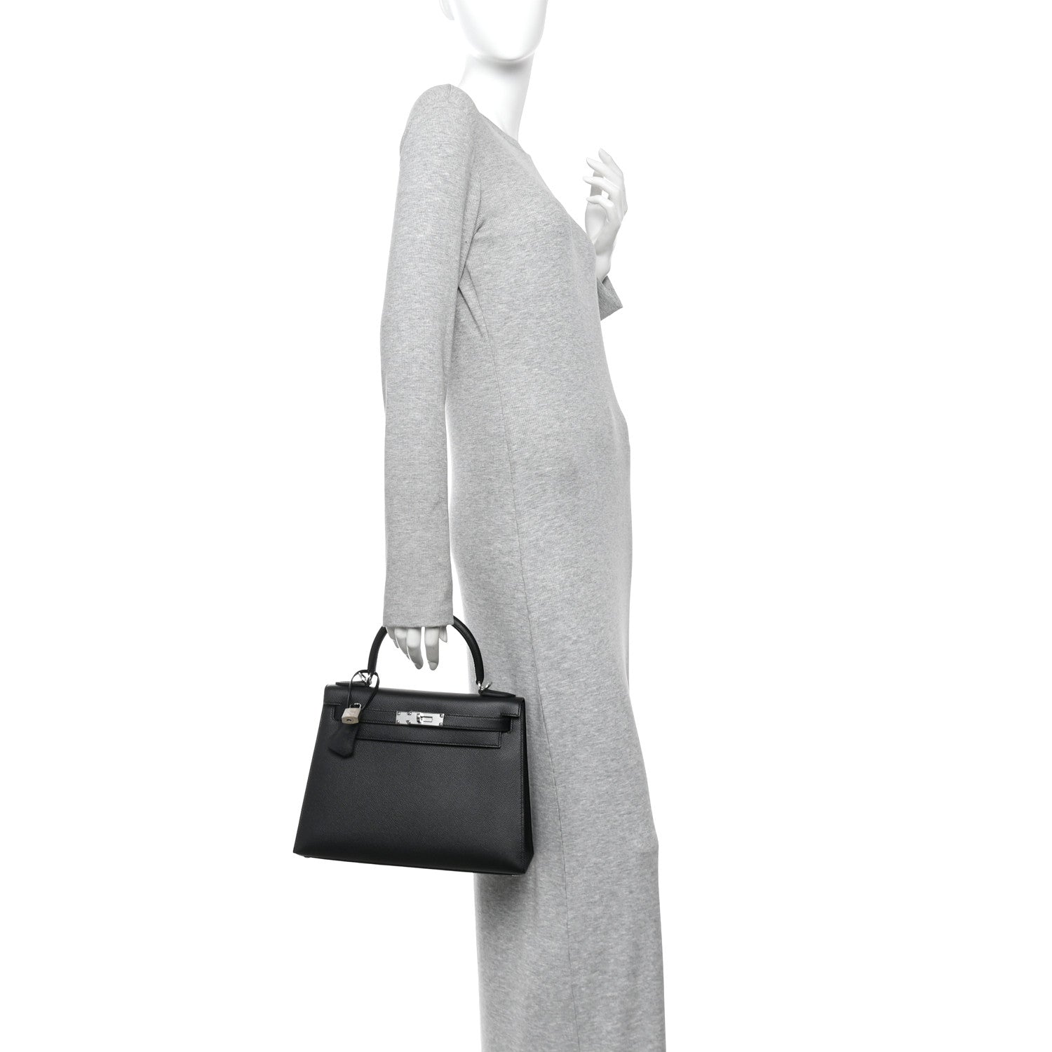 Hermes Epsom Kelly Sellier 28 Black 2 of 10