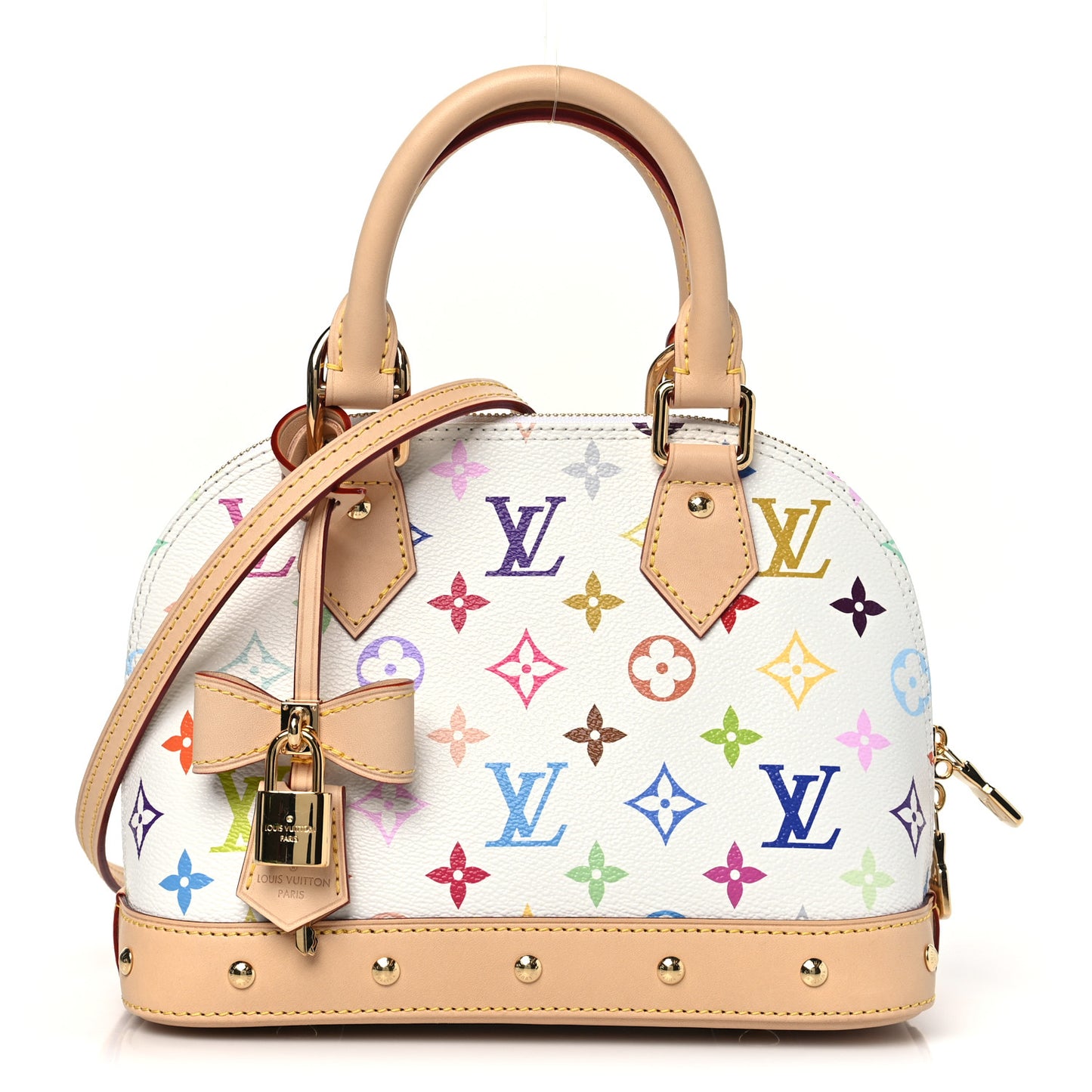 LV x TM Monogram Multicolor Alma BB White