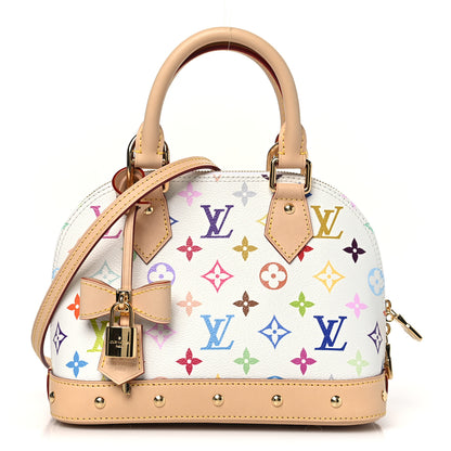 Louis Vuitton LV x TM Monogram Multicolor Alma BB White 1 of 10