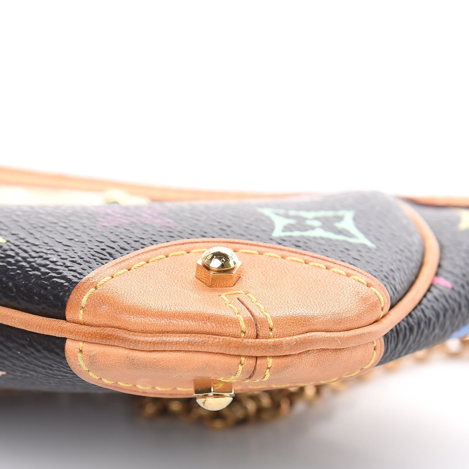 Louis Vuitton Monogram Multicolor Pochette Milla MM Black 9 of 10