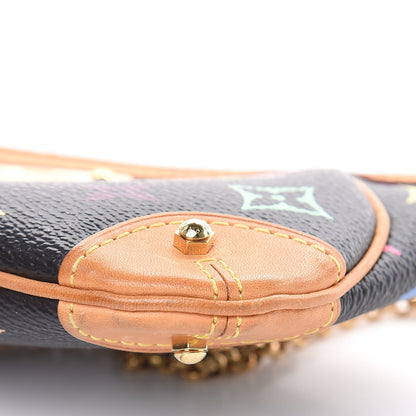 Louis Vuitton Monogram Multicolor Pochette Milla MM Black 9 of 10