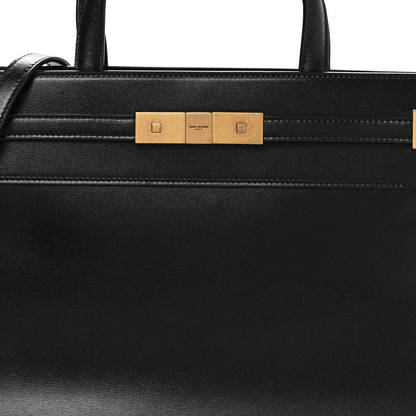 Saint Laurent Calfskin Small Manhattan Shopper Tote Black 8 of 10