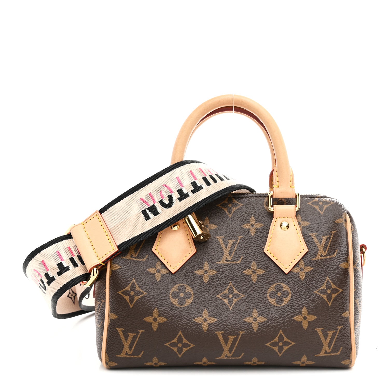 Louis Vuitton Monogram Speedy Bandouliere 20 Black 1 of 11