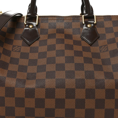 Louis Vuitton Damier Ebene Speedy Bandouliere 30 7 of 9