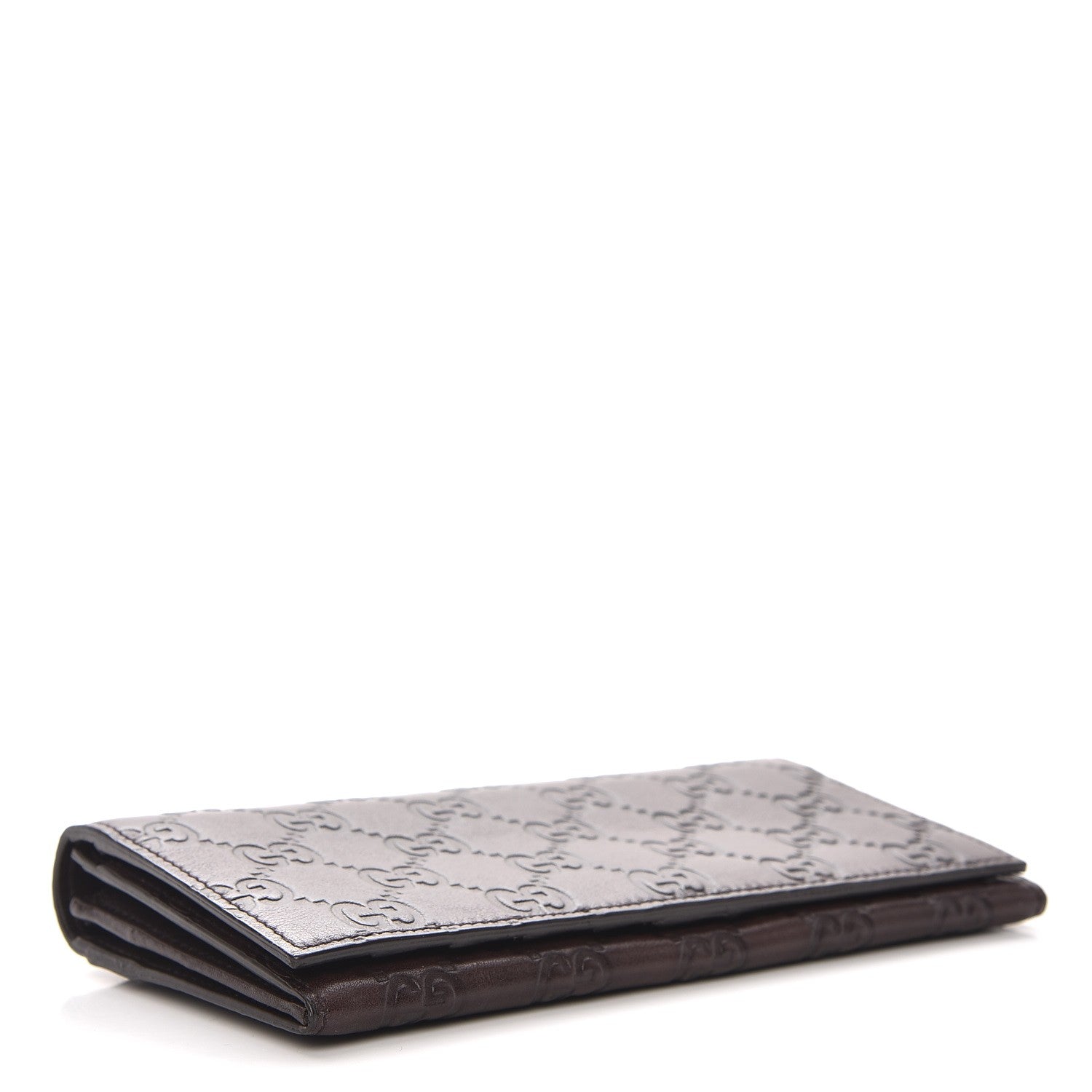 Gucci Guccissima Continental Wallet Dark Brown 4 of 8