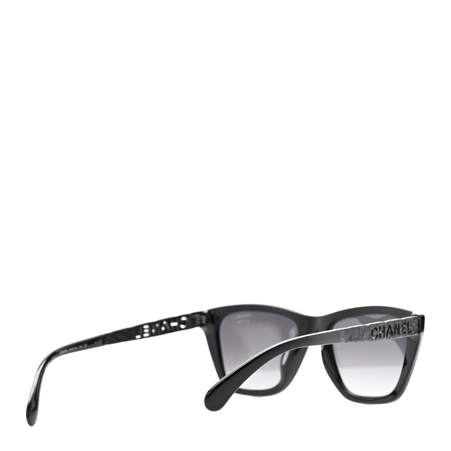 Acetate Metal Polarized Rectangle Sunglasses 5442 Black