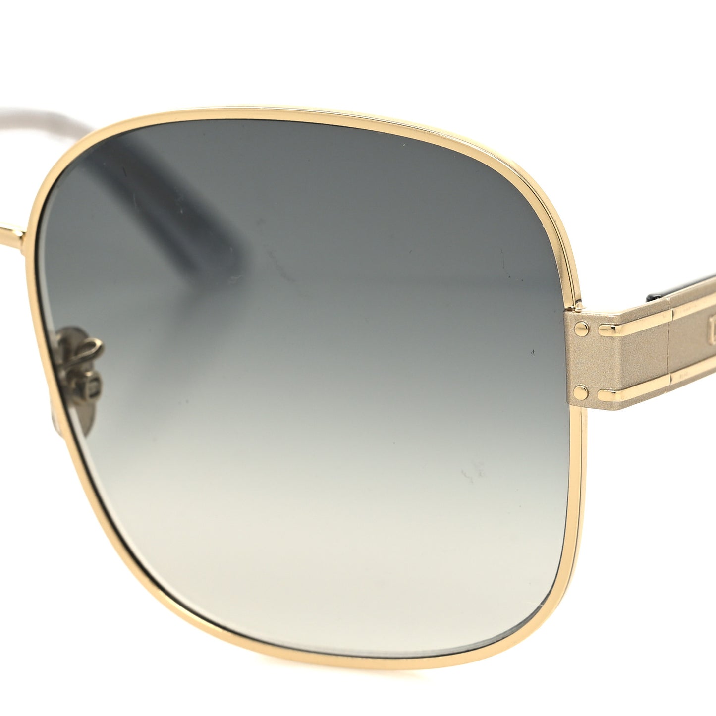 Diorsignature S5U Square Sunglasses Gold