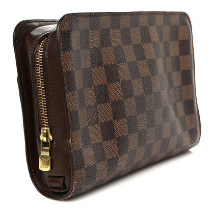 Louis Vuitton Damier Ebene Pochette Saint Louis Clutch 3 of 9