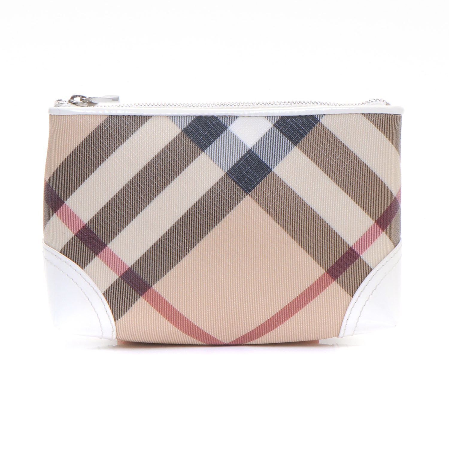Burberry Nova Check Cosmetic Case White 3 of 8