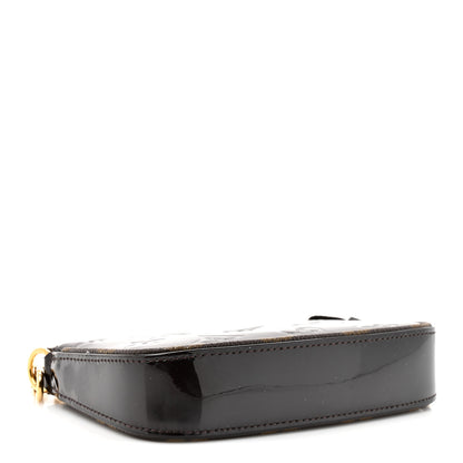Louis Vuitton Vernis Monogram Mini Pochette Accessories Amarante 4 of 9