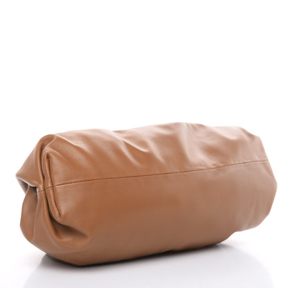 Bottega Veneta Smooth Butter Calf The Pouch Oversized Clutch Cammello 4 of 10