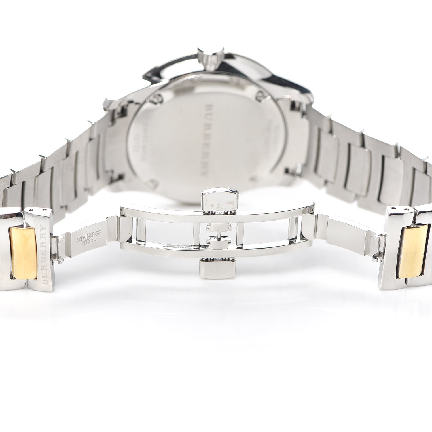 Burberry Stainless Steel 38mm Heritage Quartz Watch Gold BU10011 5 of 5