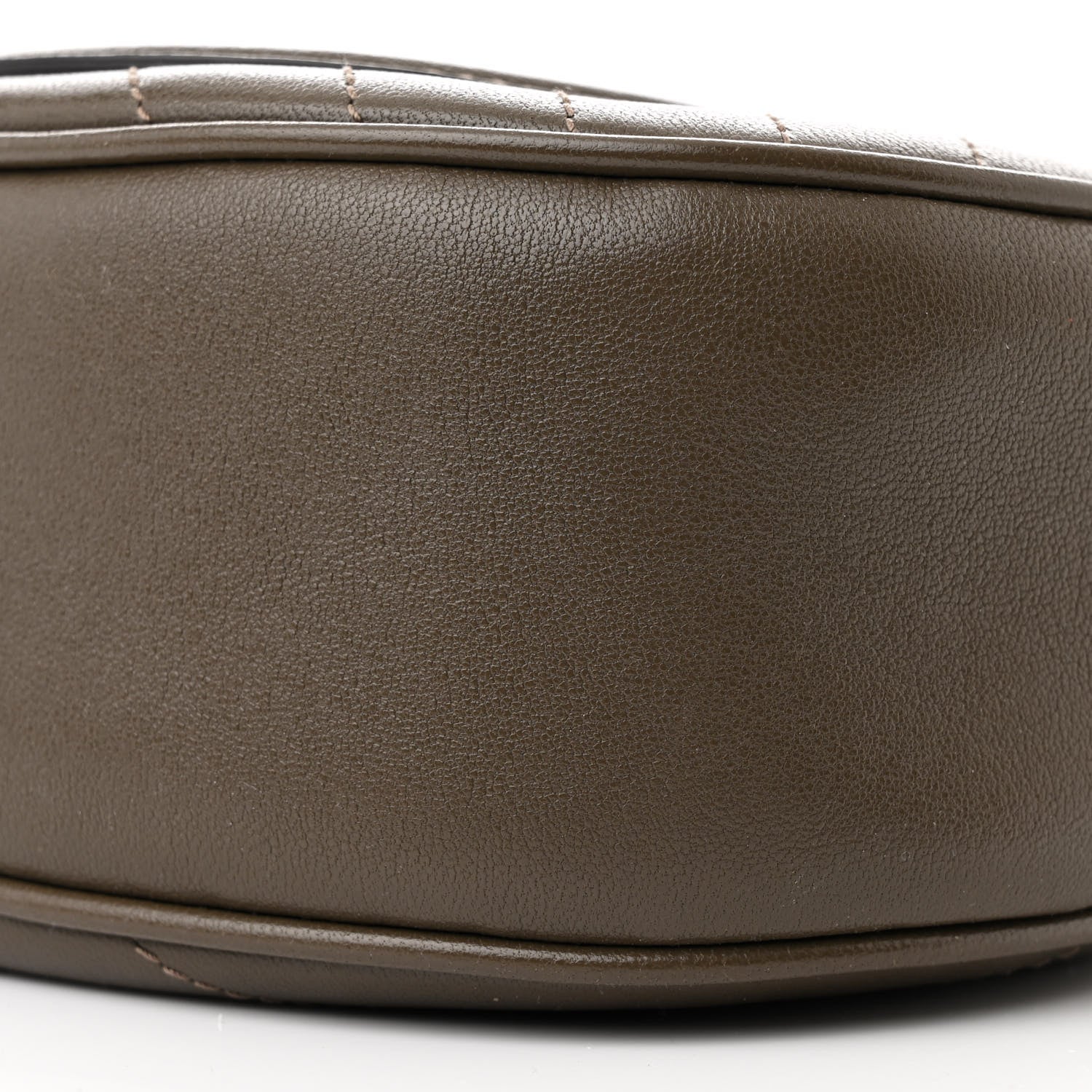 Gucci Sakai Be Green Calfskin Diagonal Stitched Mini Blondie Shoulder Bag Craclet Brown 10 of 10
