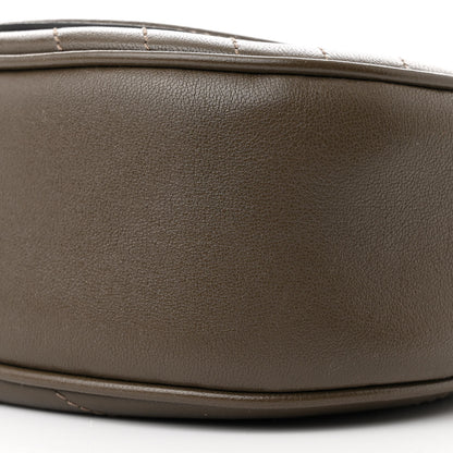 Gucci Sakai Be Green Calfskin Diagonal Stitched Mini Blondie Shoulder Bag Craclet Brown 10 of 10