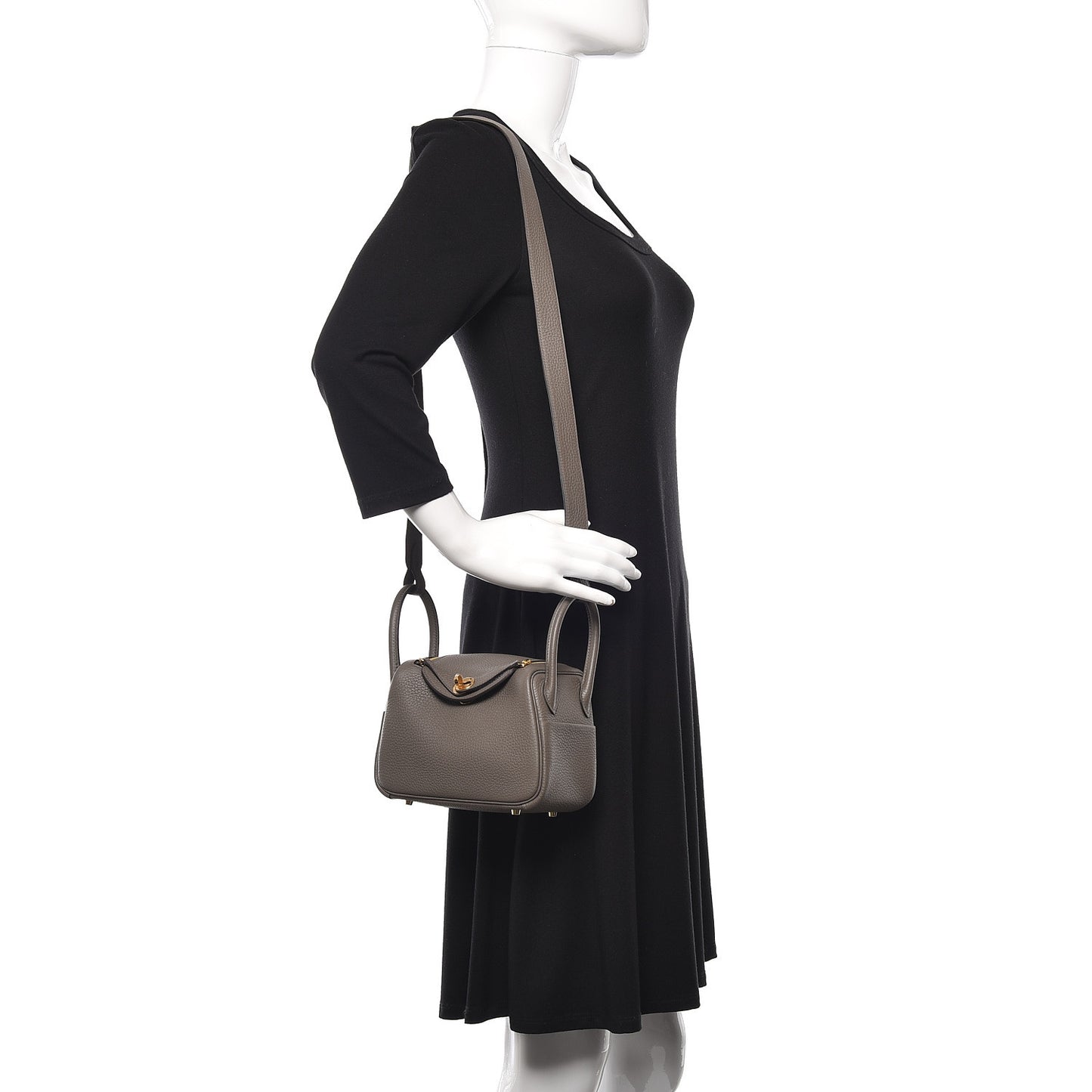 Taurillon Clemence Mini Lindy 20 Etain