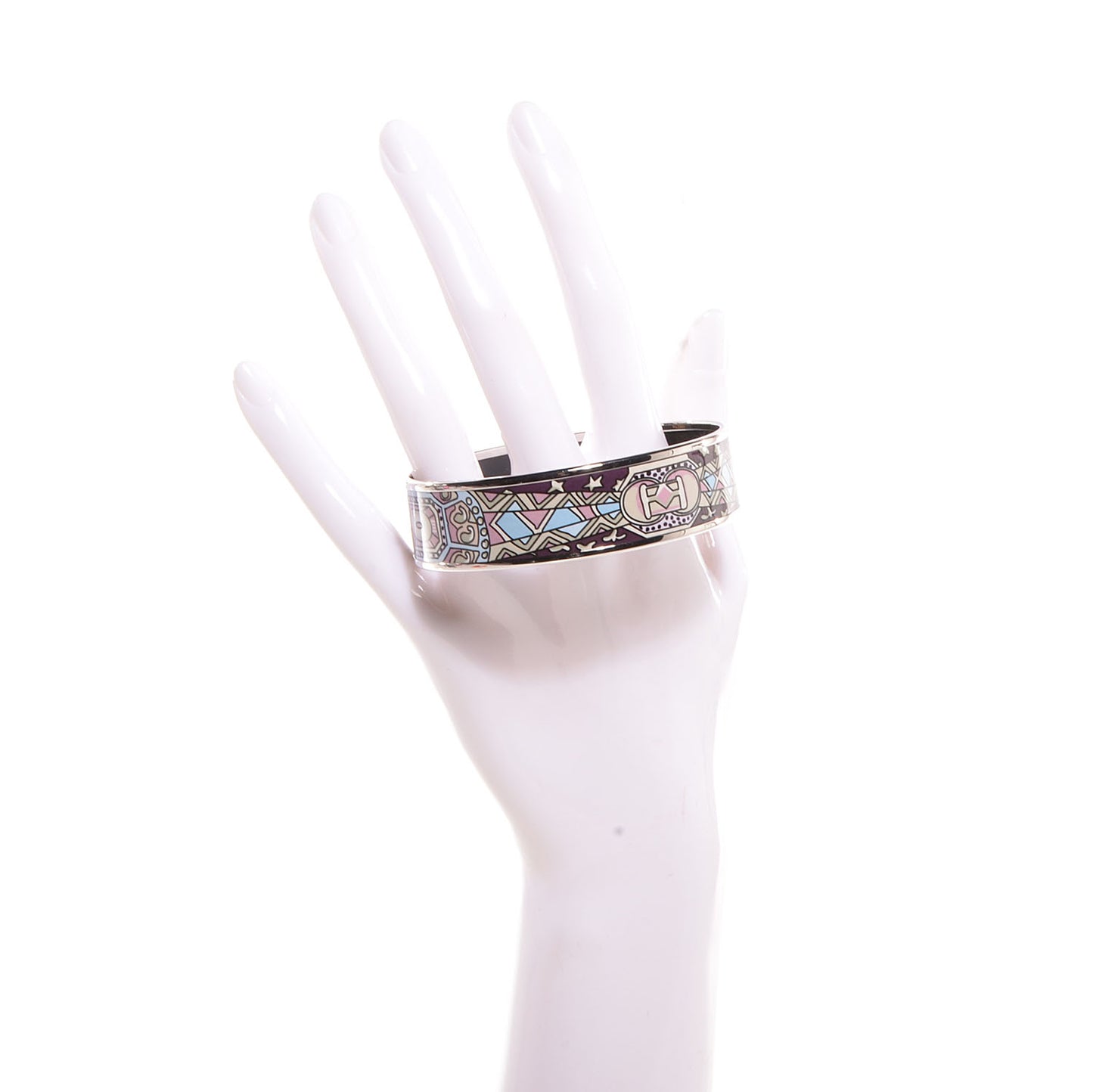 Enamel Printed Wide Bracelet 70