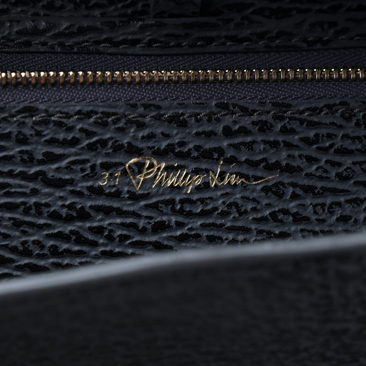 Textured Calfskin Medium Pashli Satchel Ash Charcoal