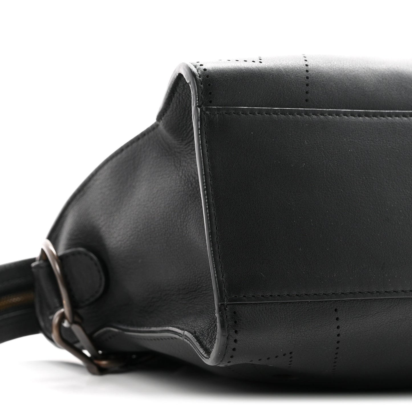 Veau Soyeux Perforated Blackout Hardware S City Black