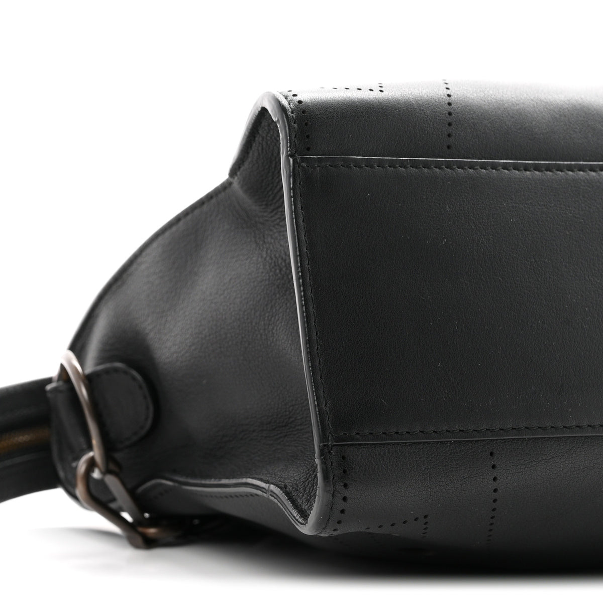 Balenciaga Veau Soyeux Perforated Blackout Hardware S City Black 9 of 10