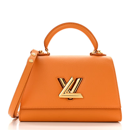 Louis Vuitton Taurillon Twist One Handle PM Saffron 3 of 10