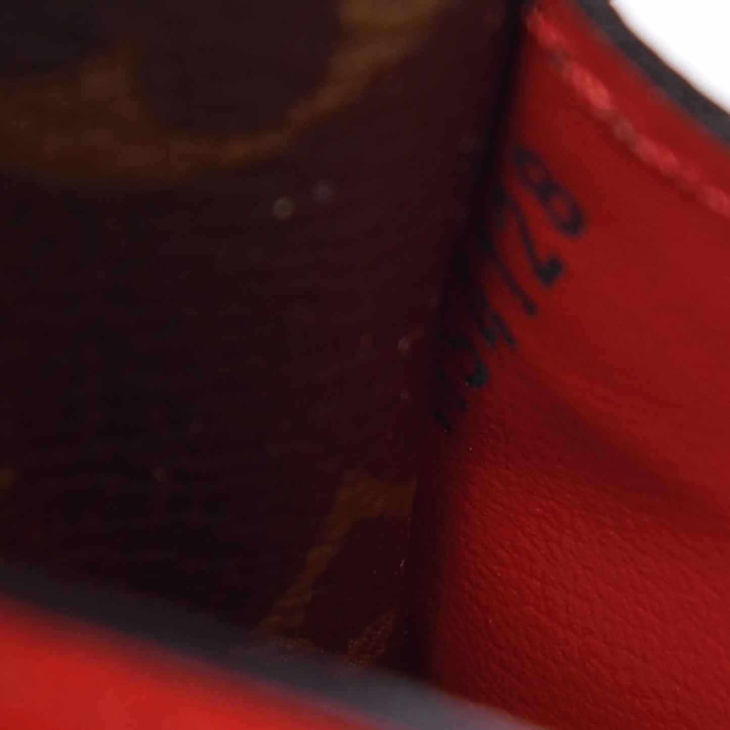 Monogram Sarah Wallet NM Coquelicot