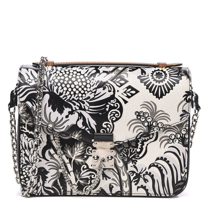 Louis Vuitton Epi Monogram Floral Pochette Metis Black White 1 of 11