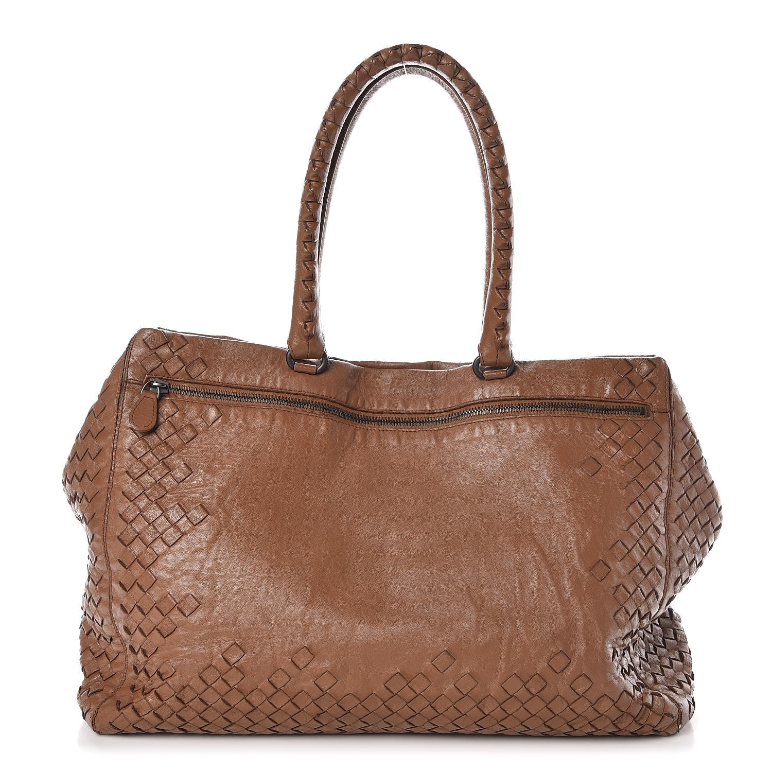 Bottega Veneta Lambskin Intrecciato Brera Cigar 1 of 7