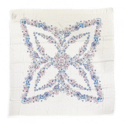 Louis Vuitton Silk Wool Monogram Flower Shawl Beige 1 of 3