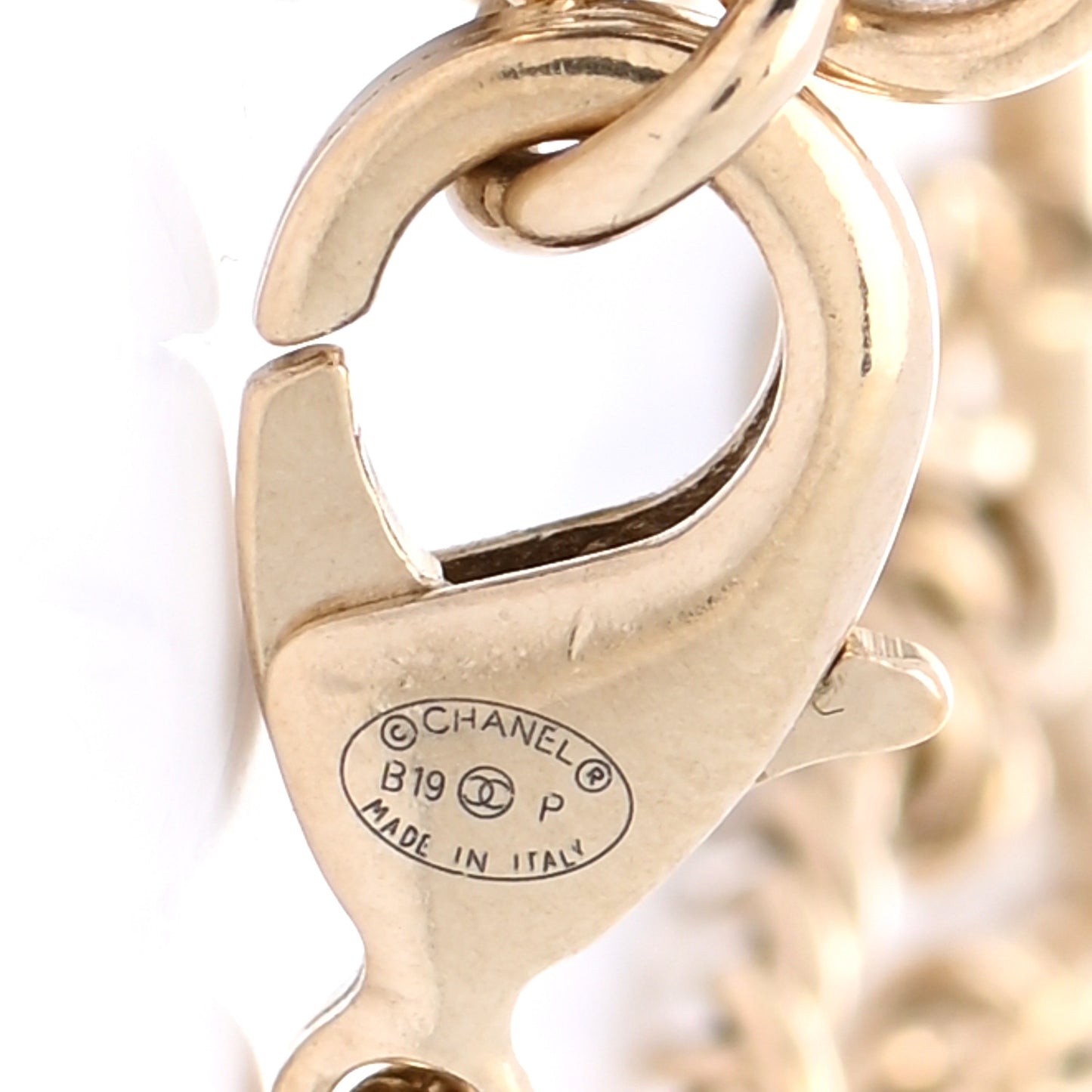 Baguette Crystal High Society CC Chain Bracelet Gold