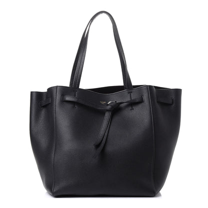 Celine Soft Grained Calfskin Small Belt Cabas Phantom Black 1 of 4