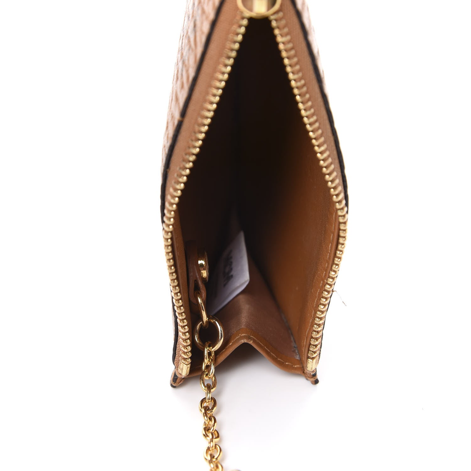 MCM Visetos Key Pouch Cognac 5 of 8